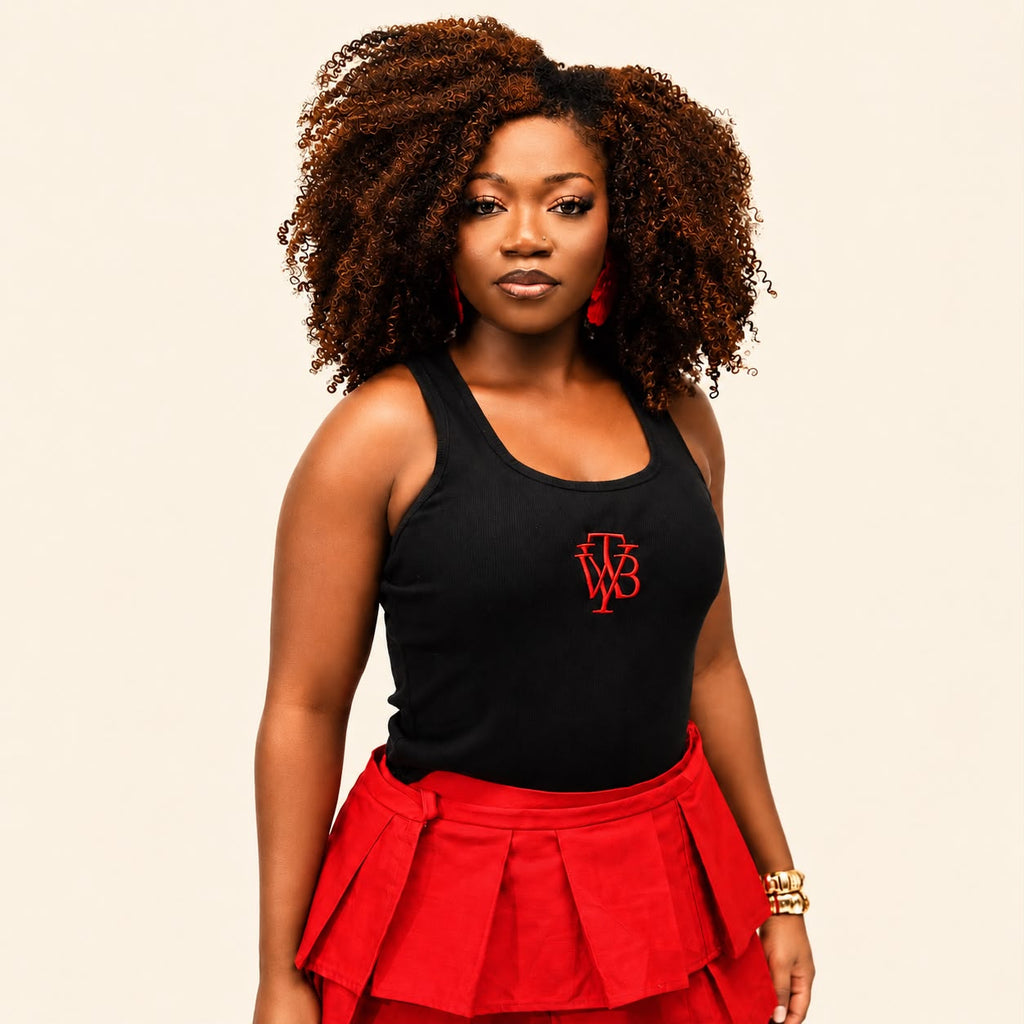 The Summer Edit Tank - Black image 1