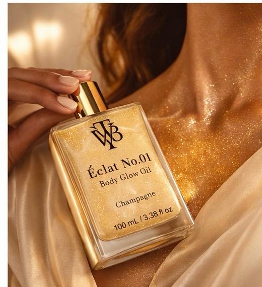 Éclat No.01 — Body Glow Oil (Champagne) image 3